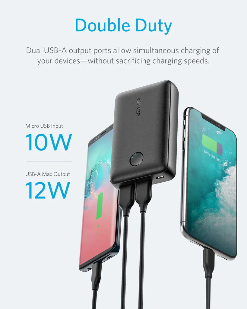 Anker Power Bank Select 10000 Black Anker Power Bank Select 10000 Black