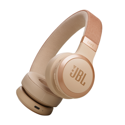 JBL LIVE 670NC Wireless On-Ear Headphones with True Adaptive Noise Cancelling