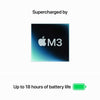 Apple 15-inch MacBook Air With Apple M3 chip with 8-core CPU and 10-core GPU/24GB/512GB SSD (Arabic/English)