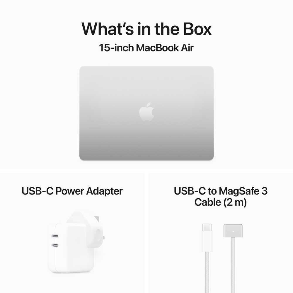 Apple 15-inch MacBook Air With Apple M3 chip with 8-core CPU and 10-core GPU/24GB/512GB SSD (Arabic/English) Apple 15-inch MacBook Air With Apple M3 chip with 8-core CPU and 10-core GPU/24GB/512GB SSD (Arabic/English)