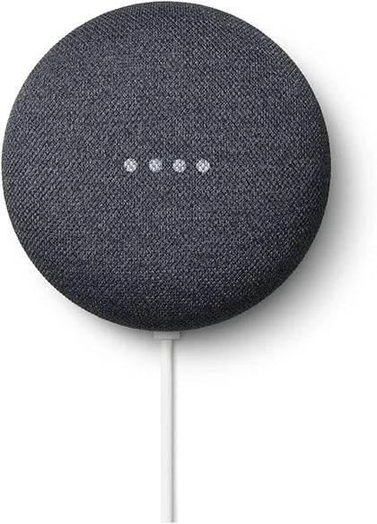 Google Nest Mini 2nd Generation Smart Speaker with Google Assistant- Charcoal