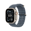Apple Watch Ultra 3 GPS + Cellular 49mm Natural Titanium Case with Anchor Blue Ocean Band