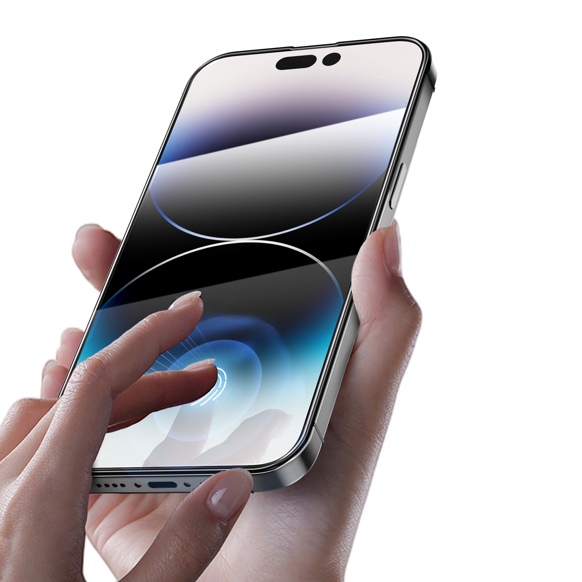Exact Silicone Plus High Edge Glass Protector For iPhone 15 Series Exact Silicone Plus High Edge Glass Protector For iPhone 15 Series