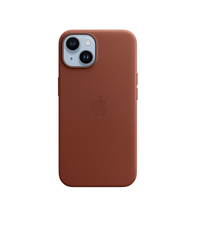 純正品 iPhone 14 Leather Case Midnight Apple iPhone 14 Leather Case with MagSafe - Midnight