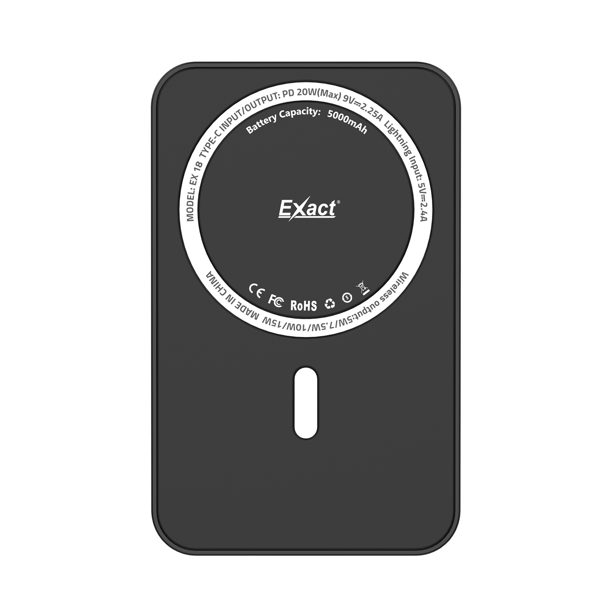 Exact Magsafe Power Bank Black 5000mAh Exact Magsafe Power Bank Black 5000mAh
