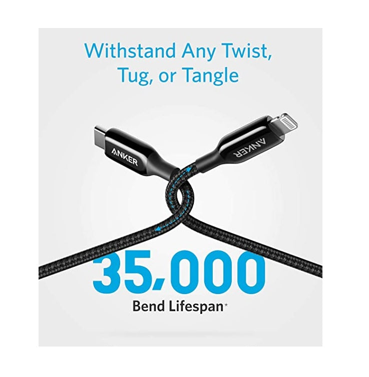 Anker USB C to Lightning Cable Powerline+ III MFi Certified Lightning Cable Anker USB C to Lightning Cable Powerline+ III MFi Certified Lightning Cable