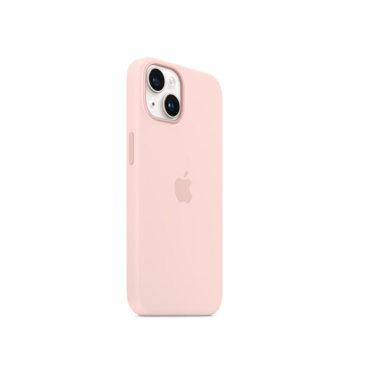 iPhone 14 Silicone Case with MagSafe - Chalk Pink –