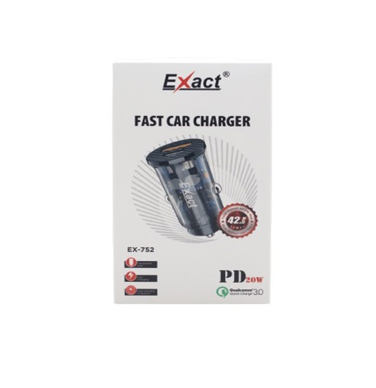 Exact Fast Car Charger PD 20W EX-752