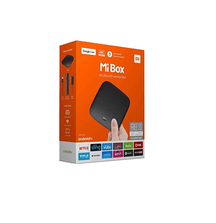 XIAOMI/MI TV BOX S - Android 8.1 TV 4K HDR - Accès direct Netflix Box