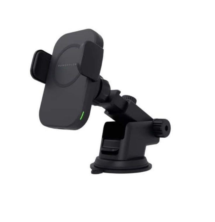 Powerology Fast Wireless Magsafe Mount 15W – Black Powerology Fast Wireless Magsafe Mount 15W – Black