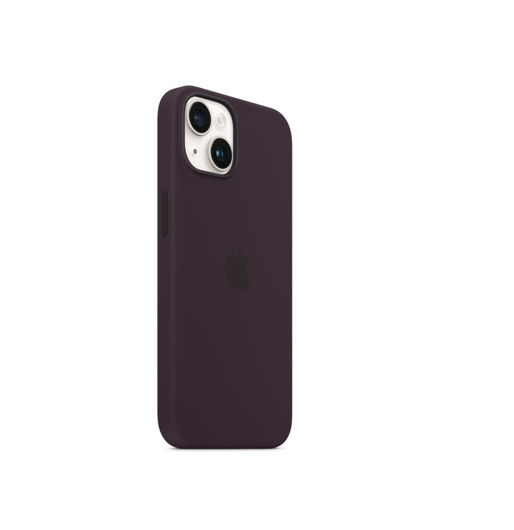 iPhone 14 Silicone Case with MagSafe - Elderberry iPhone 14 Silicone Case with MagSafe - Elderberry