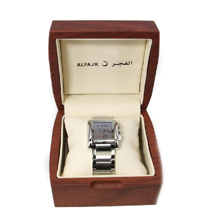 Alfajr WS-06S Classic Watch and Stainless Steel Strap