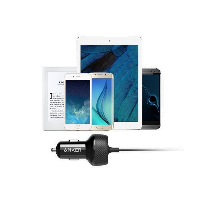 Anker Powerdrive Elite 2 Ports Car Charger With Lightning Connector