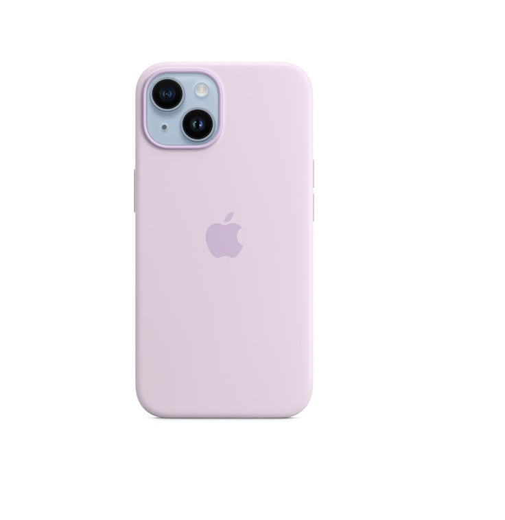 iPhone 14 Silicone Case with MagSafe - Lilac