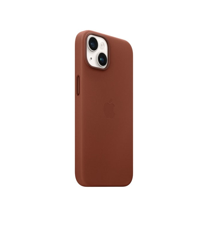 iPhone 14 Silicone Case with MagSafe - Umber